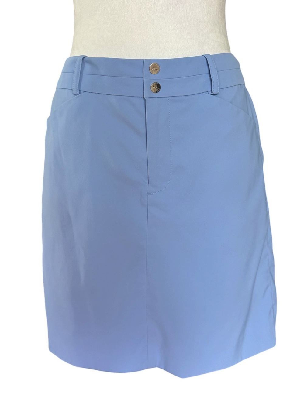 Polo Golf Ralph Lauren Blue Golf Skort – Women’s Size 8 Performance Skirt - Picture 3 of 11